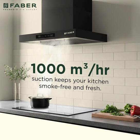 FABER Black Chimney [2026 model] HOOD MARS TC BF BK IN 60 - T 1000 CMH 60 cm Ductless option Wall Mounted 
