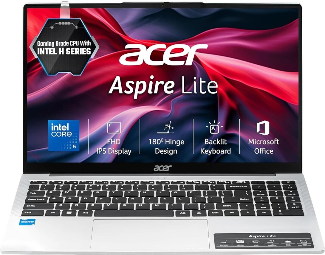 Acer Aspire 15 Lite(i5 14th Gen) Intel Core 5 210H - (16 GB/512 G...more