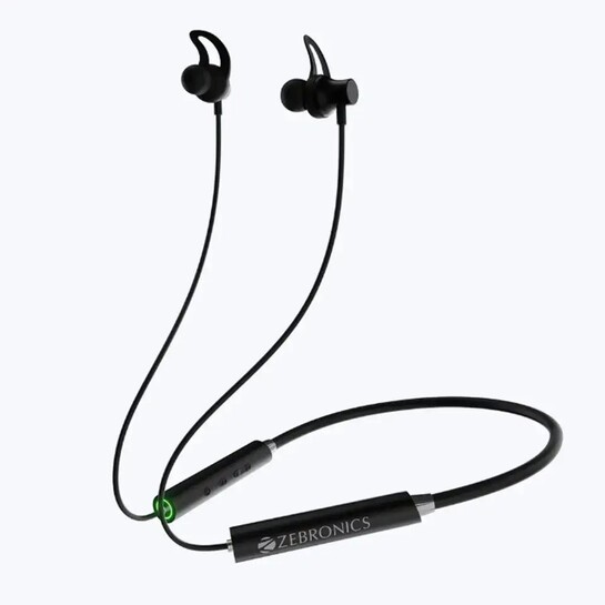 ZEBRONICS YOGA 9 Bluetooth Headset (Black, True Wireless)