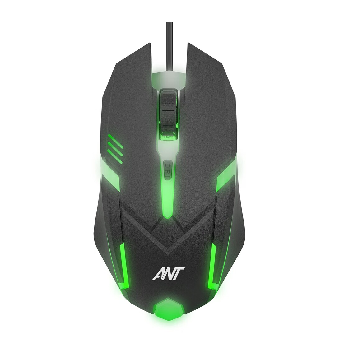 Ant GM46 Wired Optical Gaming Mouse | 2400 DPI Sensor | 4 Durable Buttons