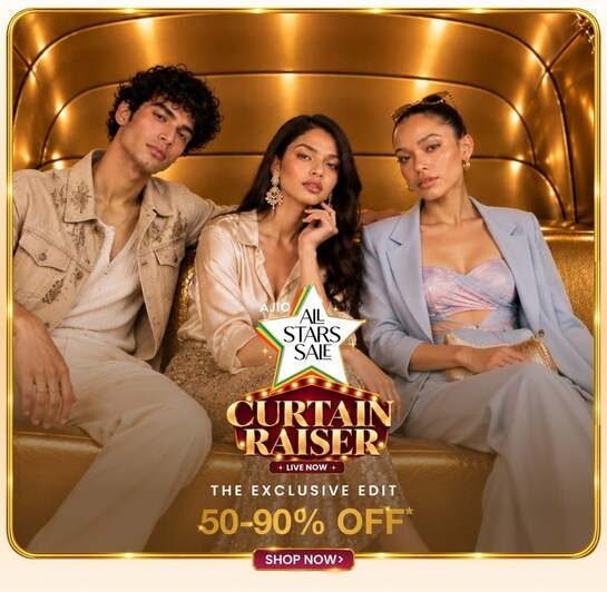 AJIO: ALL STARS FASHION Sale Upto 90% off