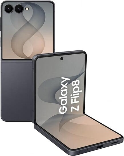 Samsung Galaxy Z Flip8 5G Smartphone with Galaxy AI (Graphite, 12GB RAM, 256GB Storage)