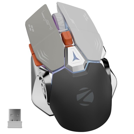 ZEBRONICS Transformer M Pro Wireless Gaming Mouse, Upto 4200 DPI, 6 Buttons