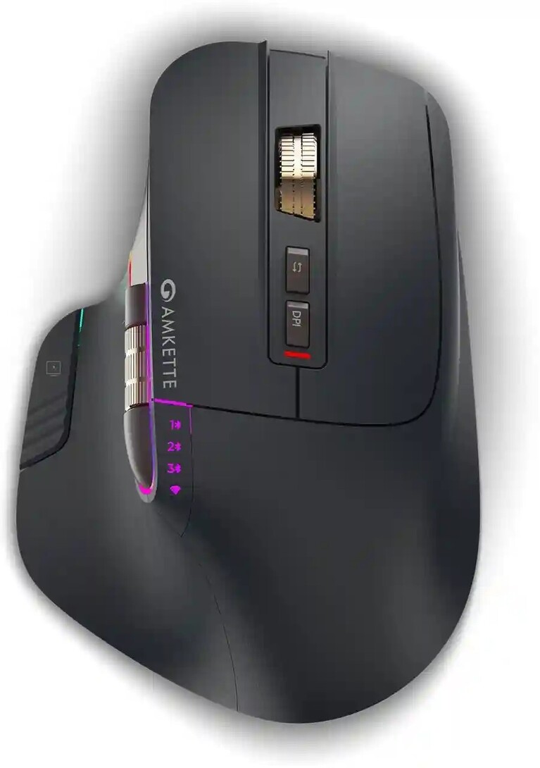 AMKETTE XS Series Flow Plus Ergonomic Optical Mouse (2.4GHz Wirel...more