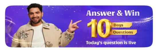 Answer & Win Discounts on Products