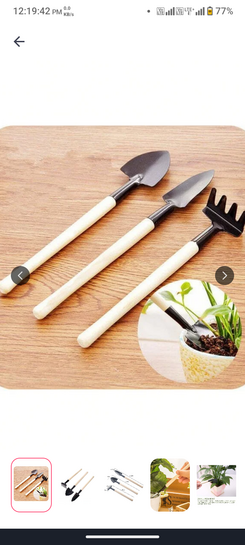 Deodap 3 piece garden tool 