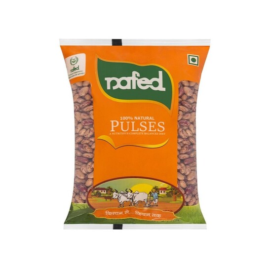 NAFED Rajma Chitra Whole – 1 kg (Ministry of Agriculture Sourced)   