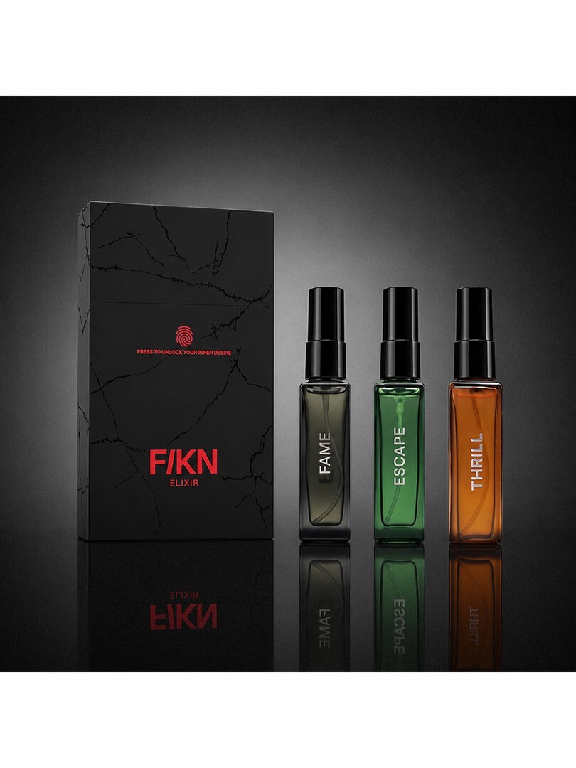 Buy FIKN Elixir Collectors Edition Long Lasting Men Perfume 3 X 8 Ml - Perfume for Men 43138528 | Myntra