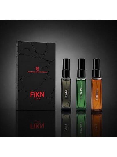 Buy FIKN Elixir Collectors Edition Long Lasting Men Perfume 3 X 8 Ml - Perfume for Men 43138528 | Myntra
