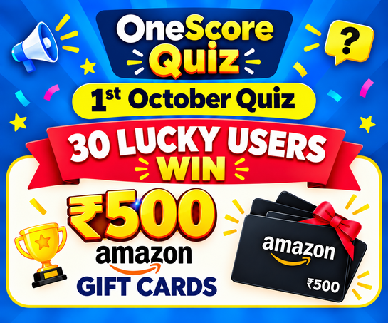 OneScore App- Win 500 Amazon Pay Gift Cards
