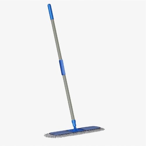 Vivela Flat Mop for Floor Cleaning | 360° Rotating Head Microfiber Mop | Lightweight Telescopic Handle | Reusable Washable Pad | Easy Daily Cleaning for Tiles, Kitchen & Home