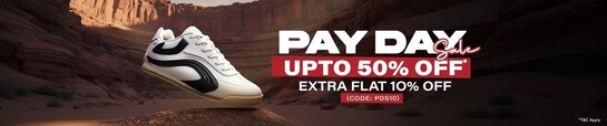 PAY DAY SALE | Upto 50% OFF + Extra Flat 10% OFF 