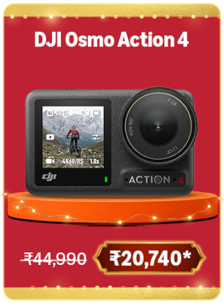 (Upcoming) DJI Osmo Action 4 Standard Combo, Waterproof Action Camera Vlogging Camera1
