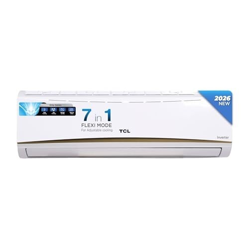 TCL 1.5 Ton 5 Star Split Inverter AC | 7 in 1 convertible Mode 
