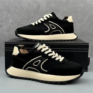 STRANGER BROTHERS Black Sneakers For Men | Casual Shoes | Trendy Shoes | Sneakers For Men