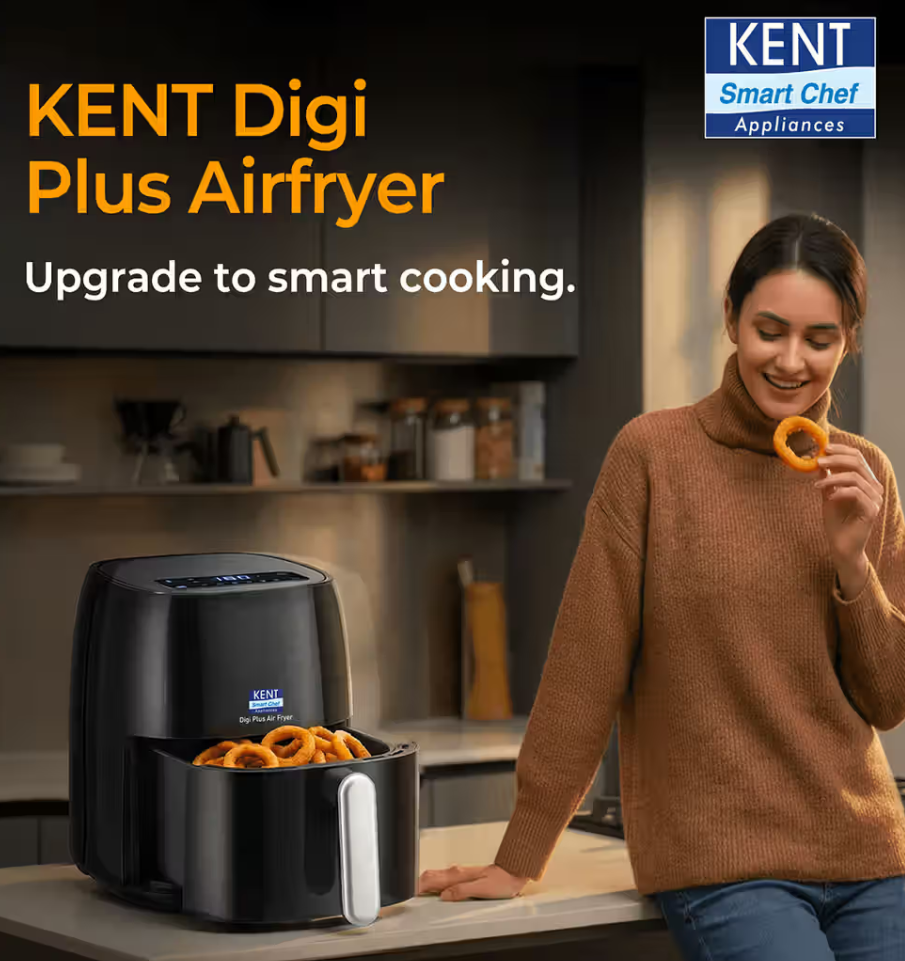 Kent Digi Plus Air Fryer | 4L Capacity & 1300W