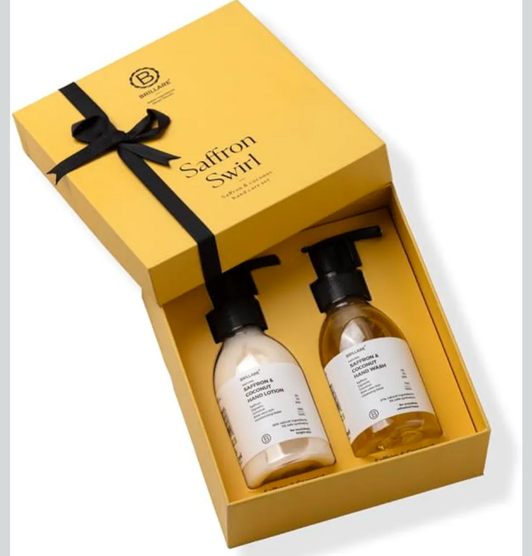 CRED - Brillare Saffron Swirl Hand Care Kit (1*2)