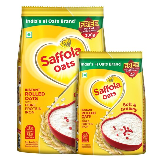 Saffola Oats 1 kg With 300 g Free