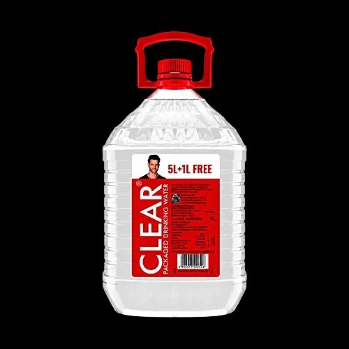 Bigbasket - CLEAR WATER Premium Drinking Water With Added Minerals, 6 L