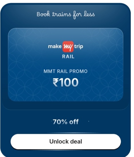 Hubble - Deal of the day 70% off (Makemytrip Rail promo 100gv at Rs30