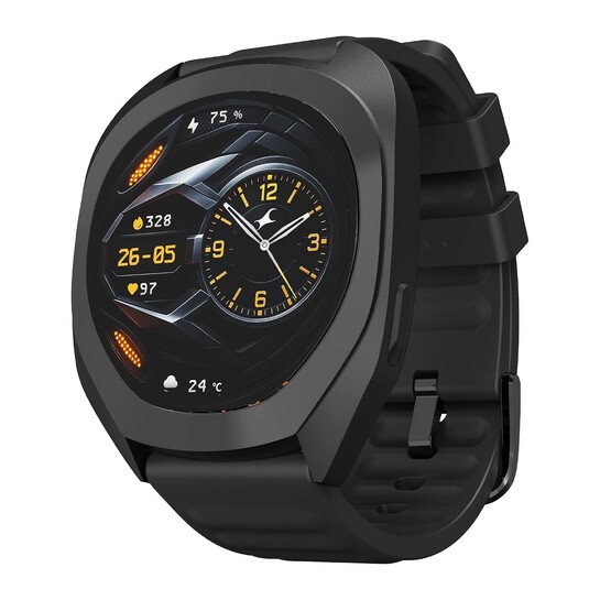 Fastrack Cosmix 1.32" AMOLED Display Metal Case Smart Watch with Heart Rate Monitor