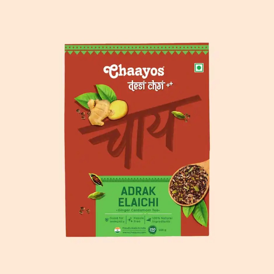 Chaayos Adrak Elaichi Tea (500 g) - Location Specific