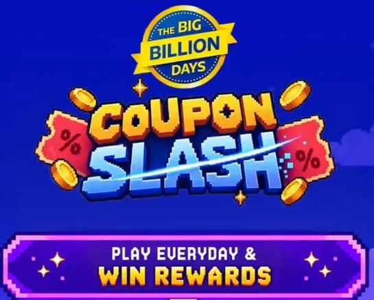 Flipkart Game Coupon Slash from Oct 8 (8am-10pm)