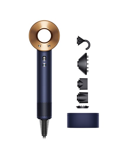 Dyson Supersonic Hair Dryer With Heat Control Prussian Blue & Rich Copper 