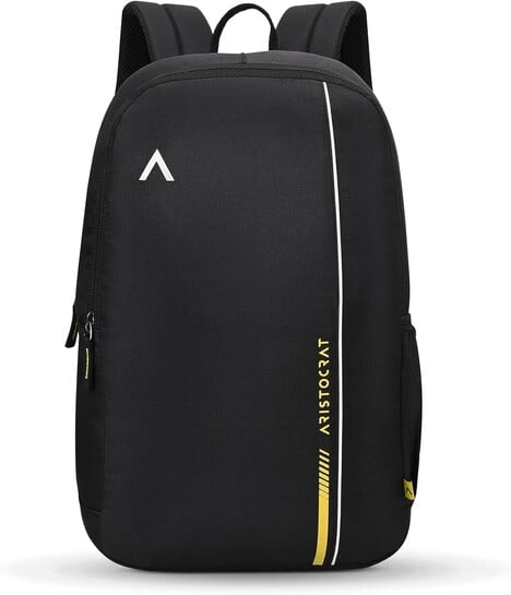 Aristocrat Nova 15L Laptop Backpack (15.6"), 2 Compartments, Black