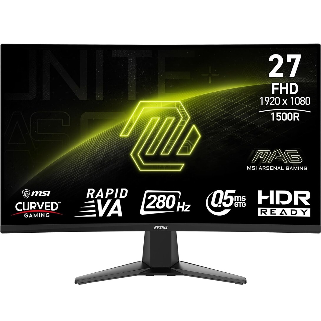 MSI MAG 276CXF 27 Inch FHD Curved Gaming Monitor 