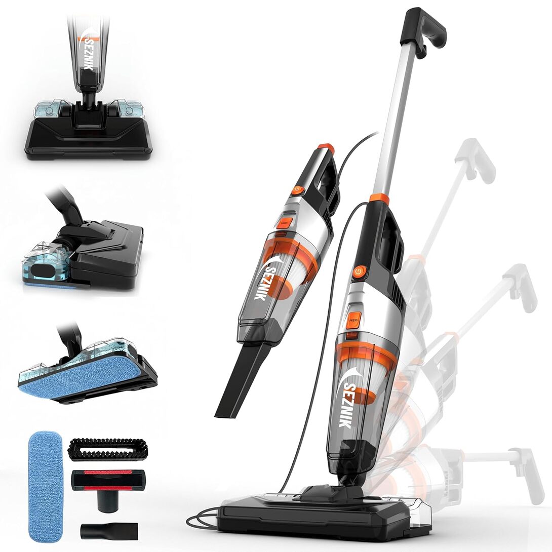 SEZNIK 3-in-1 Vacuum Cleaner & Mop, 600W, 20kPa Suction