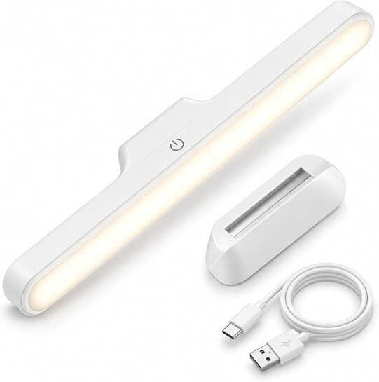 USB Rechargeable LED Light Bar with Detachable Magnetic Base