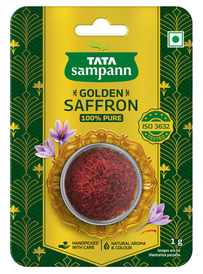 Lowest! Tata Sampan Golden Kesar 1gm @244