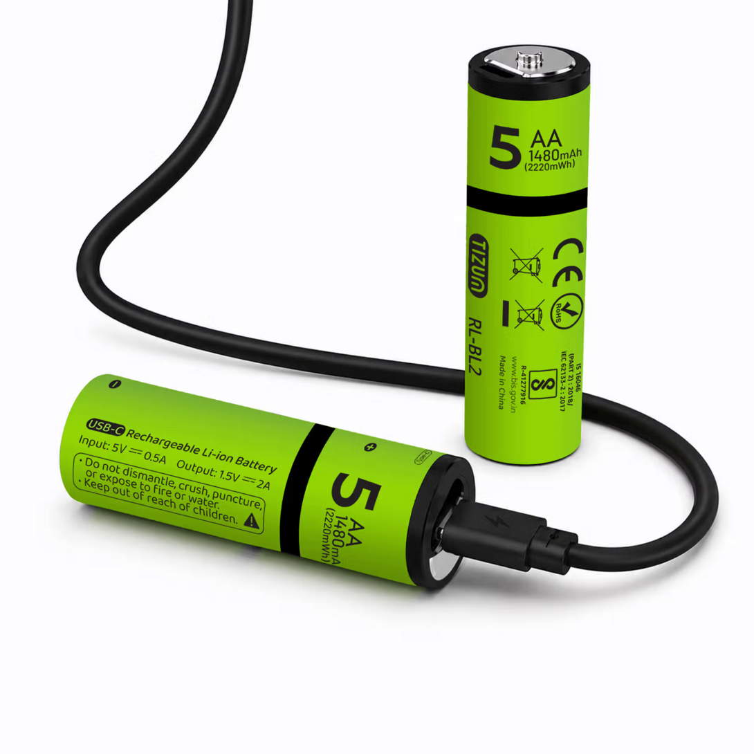  Tizum AA Rechargeable Battery @ ₹299 Only | Built-in Type-C Charging | Swiggy Instamart!