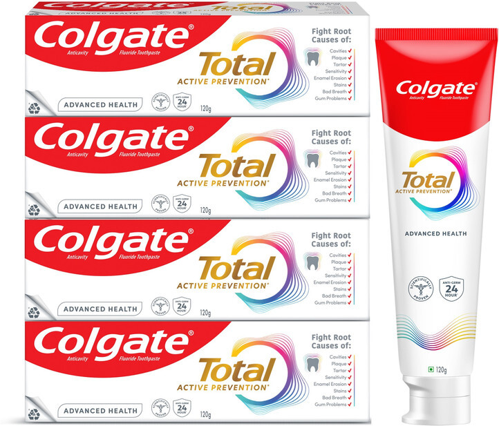 Colgate Total Advance Health Toothpaste (480 g, Pack of 4)
