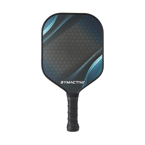 Amazon Brand – Symactive Fiberglass Pickleball Paddle | 16mm Core Lightweight Racket for Indoor & Outdoor Play