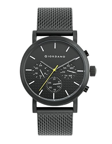 Giordano Analog Black Dial Men's Watch - 1826-33
