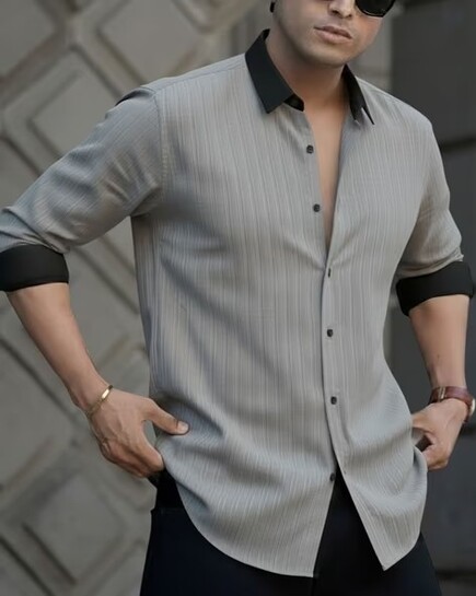 Men Patterned Regular Fit Shirt