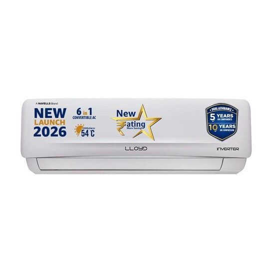 Lloyd 2026 Model 2 Ton 5 Star Split Inverter AC 