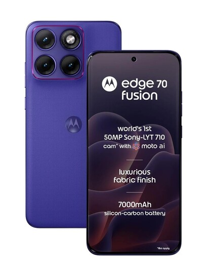 MOTOROLA Edge 70 Fusion Snapdragon (Pantone ORIENT BLUE, 128 GB)