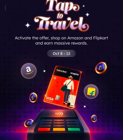 Scapia - Earn 10k extra rewards with 50k+ spends on Amazon/Flipkart