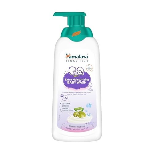 Himalaya Extra Moisturizing Baby Wash 400ml | No tears formula 