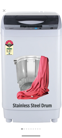 ONIDA 6 kg 5 Star Top load Fully automatic washing machine Grey