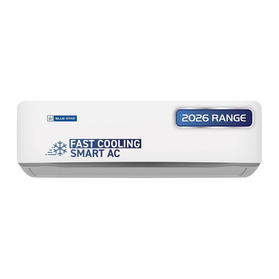 Blue Star 1.45 Ton 5 Star,New Star Rated, Wi-Fi Smart Inverter Split AC (Copper, AI Pro+, 4-Way Swing, DigiQ Hepta Sensor, Blue Fins,Turbo Cool, Self Clean Technology 