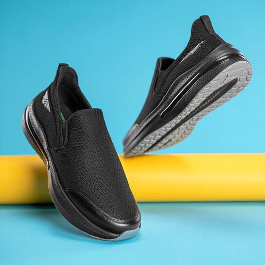 Red Tape RMW0273A-10 Black  (size 10) Slip-On Sport shoes