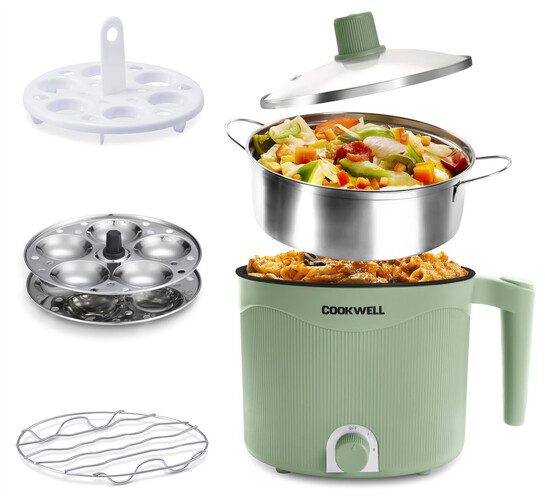  Cookwell Multipurpose Cook Kettle 1.5L @ ₹1,089 Only | Grab or Gone!