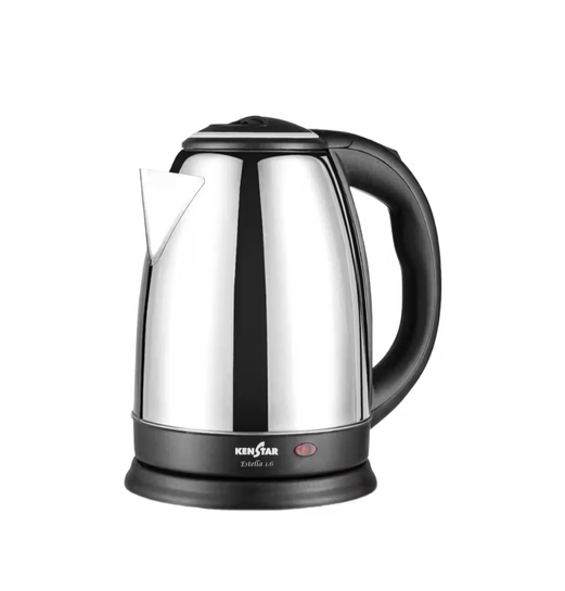 Kenstar Estella Electric Kettle (1.6L, 1350W, Stainless Steel Body, Silver