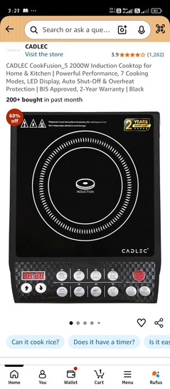 CADLEC CookFusion_5 2000W Induction @1112