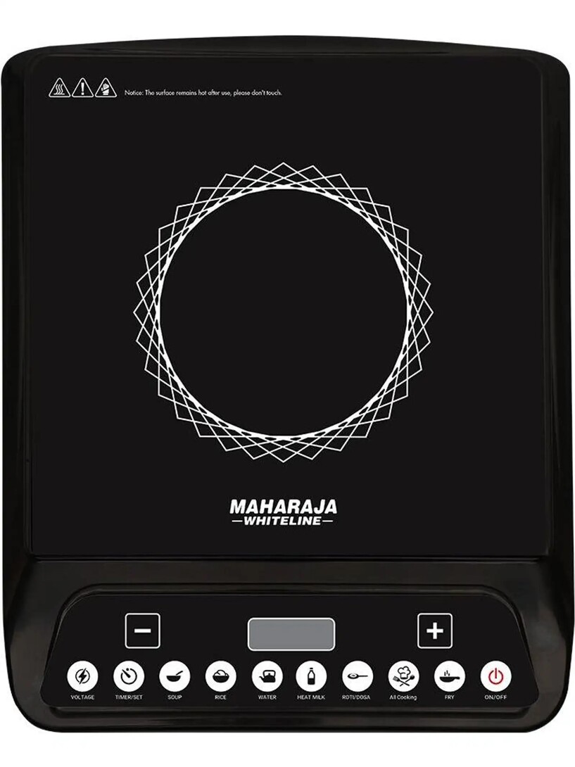 MAHARAJA WHITELINE 1300 W Induction Cooktop Touch Panel (Black, IC-130 ...