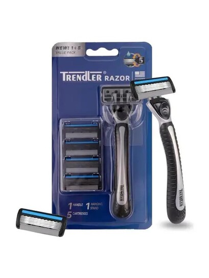 Get Salon-Smooth Shaves At Home With This 5-Blade Precision Razor!